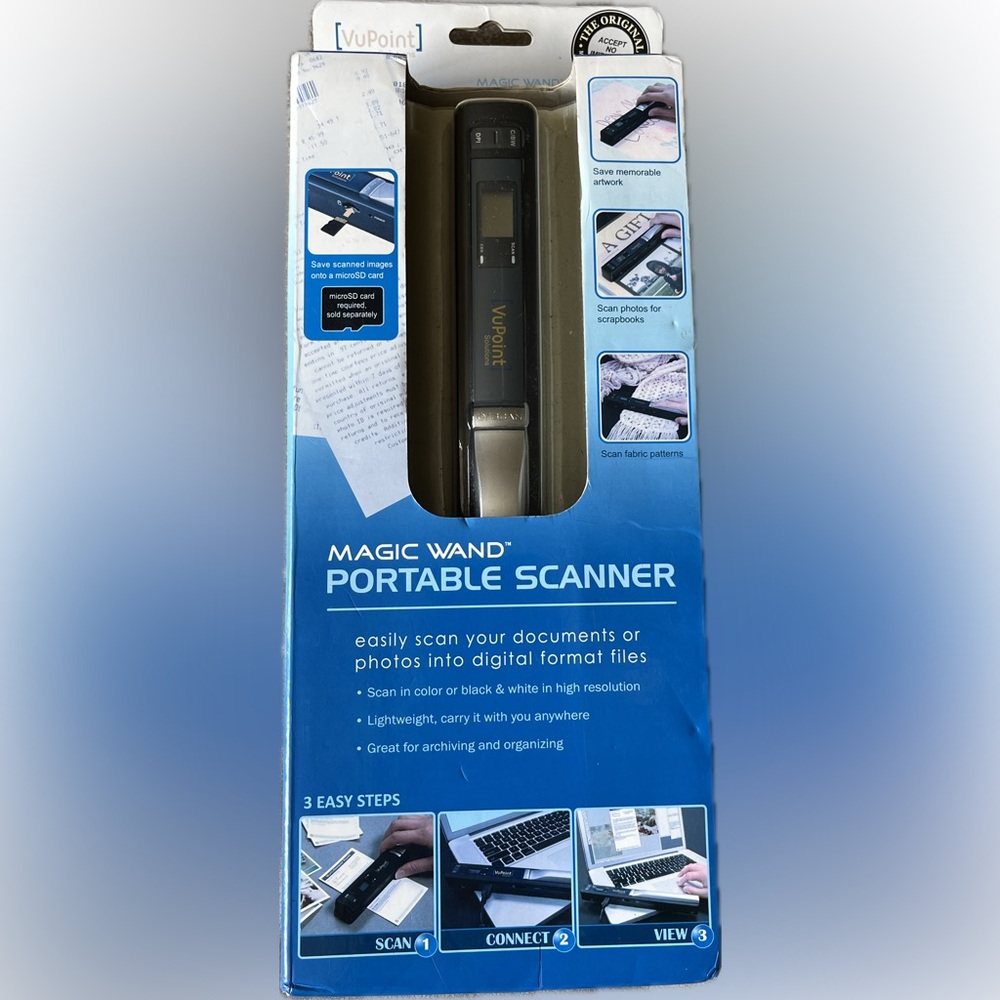 Magic Wand Portable Scanner by Vu Point Solutions